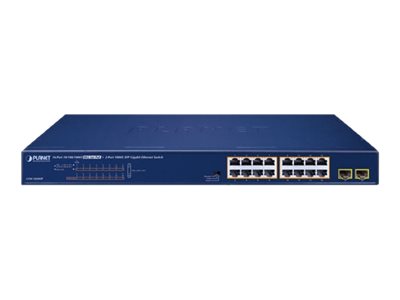 Planet Technology 16-Port Netzwerk-Switch – Gigabit-Geschwindigkeit