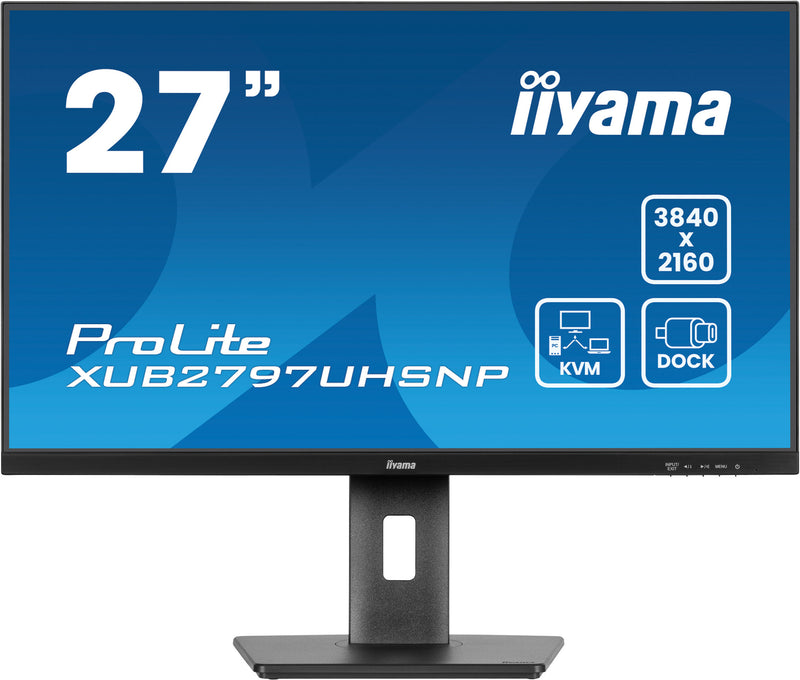 Iiyama 27" 4K Monitor – IPS-Display, USB-C-Anschluss