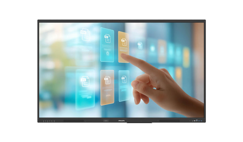 Philips 65" 4K Display – Lebendige Farben, Touchscreen