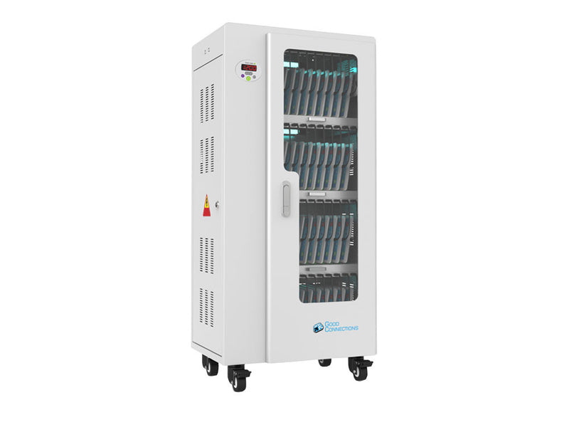 ALCASA Tablet-Ladewagen – UV-Desinfektion, für bis zu 40 Geräte