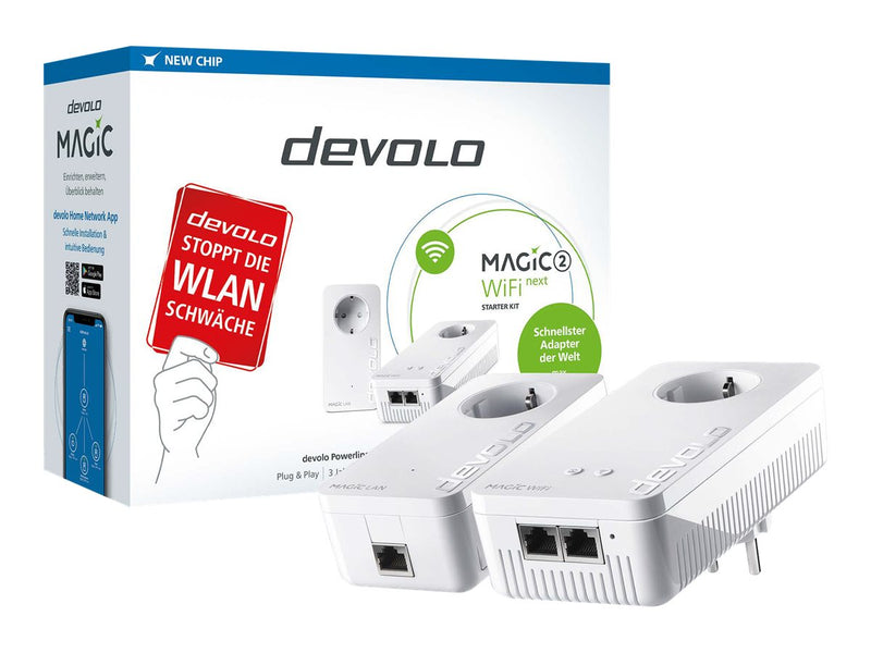 Devolo Powerline WLAN Starter Kit – Internet über Stromleitung