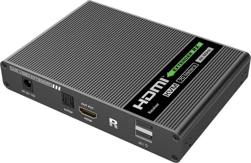 Techly HDMI KVM Extender – 4K Bildübertragung über 70m Netzwerkkabel