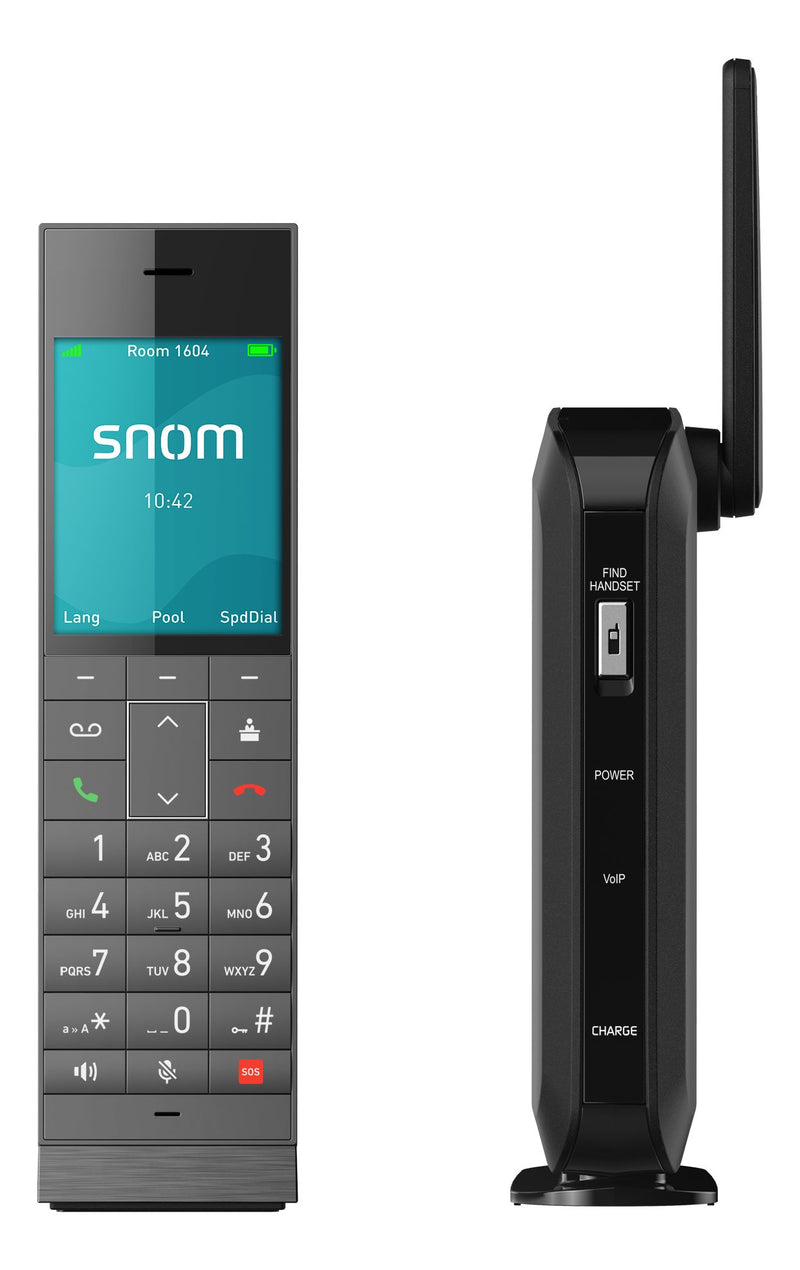 Snom IP-DECT-Bundle – Telefon und Basistation für einfache Kommunikation