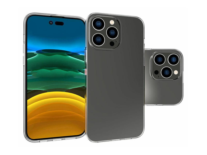 ESTUFF iPhone 14 Pro Cover – Klarer Schutz, kabelloses Laden