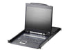 ATEN KVM Switch – 8-Port, integriertes 19" LCD