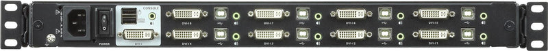 ATEN KVM-Konsole mit 17" Display – Full HD, 8 USB-DVI Ports