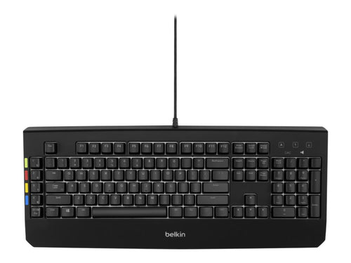 BELKIN KVM-Tastatur – USB, beleuchtet, mit Fernbedienung