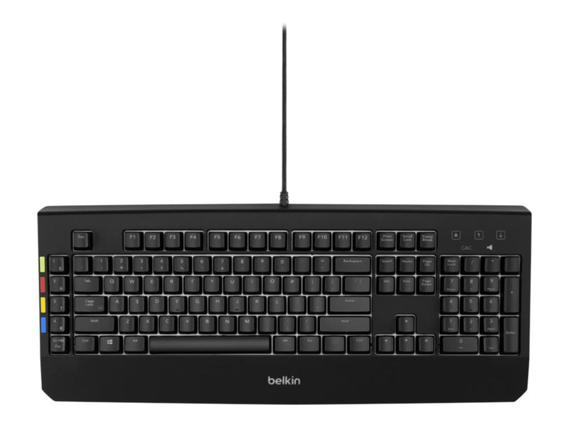 BELKIN KVM-Tastatur – USB, beleuchtet, mit Fernbedienung