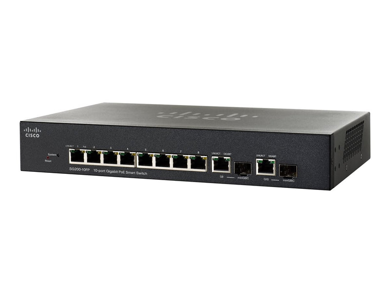 Cisco 10-Port Gigabit Switch – Smart, PoE-Unterstützung