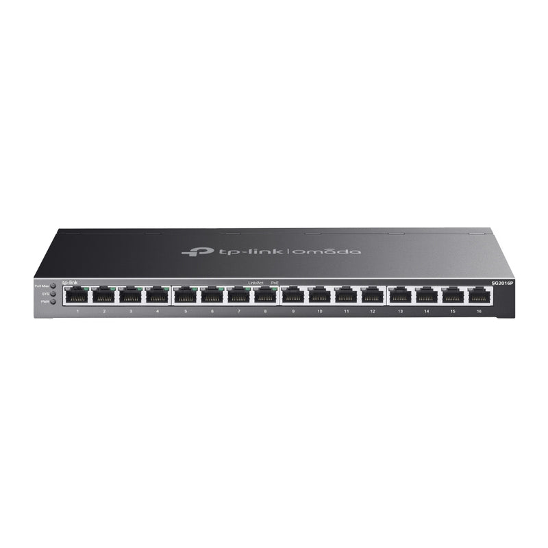 TP-Link Omada 16-Port Switch – 8 PoE+ Ports, Gigabit Ethernet