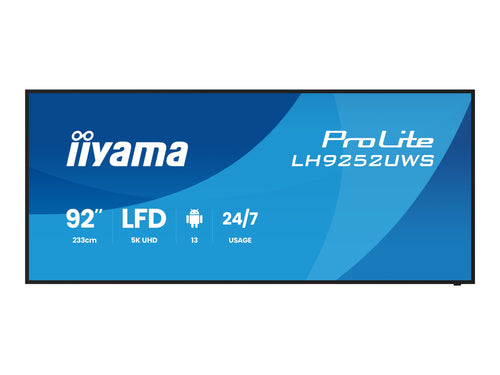 Iiyama 92" LCD-Display – 5K-Auflösung, Blendschutz