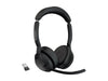 Jabra Evolve2 55 Headset – Kabellos, Bluetooth, USB-A