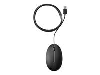 HP Wired Desktop-Maus – Optische Präzision, USB-Anschluss