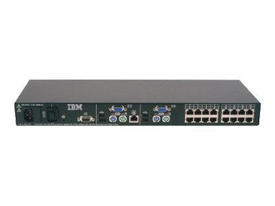 IBM KVM-Switch – 16 Anschlüsse, 2 Benutzer gleichzeitig