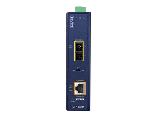 PLANET Medienkonverter – 20 km Reichweite, Glasfaser zu Ethernet