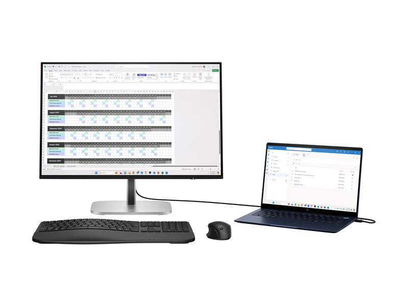HP LED-Monitor 24" – 2K-Display, IPS-Technologie