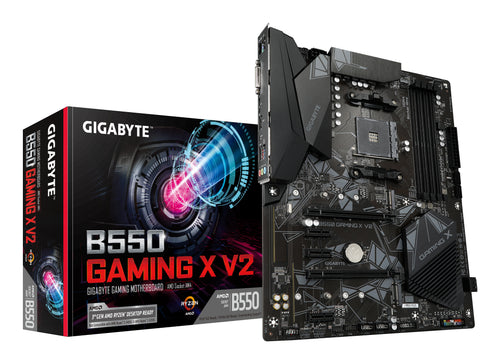 Gigabyte B550 Mainboard – Für AMD Ryzen, 4 RAM-Steckplätze