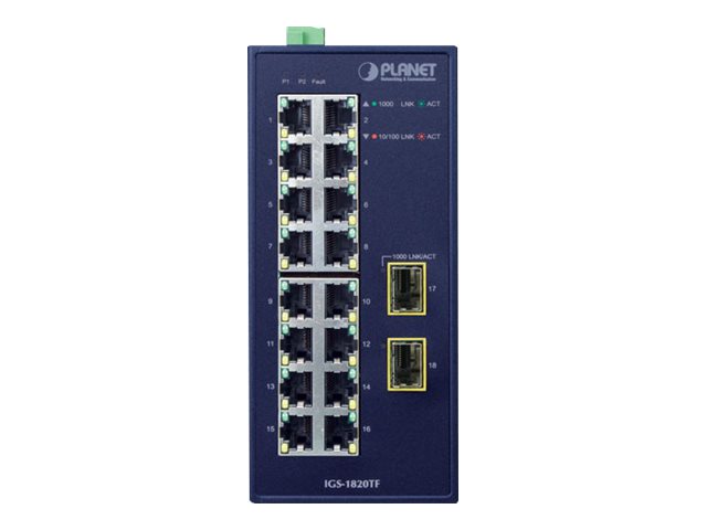 Planet Technology Netzwerk-Switch – 16 Ports für schnelle Verbindungen