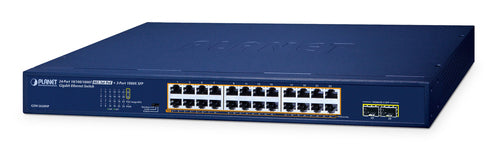Planet Technology PoE Switch – 24 Anschlüsse, Gigabit Ethernet