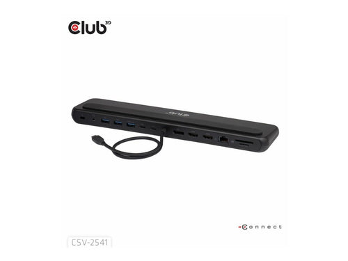 CLUB3D USB-C Dockingstation – 12 Anschlüsse, 8K Video