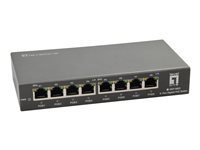 LevelOne 8-Port Gigabit PoE Switch – Stromversorgung für Geräte