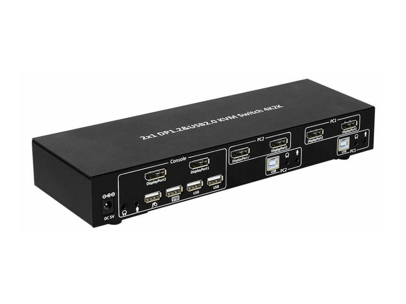 Microconnect KVM Switch – 2 PCs mit einem Bildschirm steuern