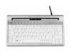 BakkerElkhuizen S-board 840 – Kompakte USB-Tastatur mit USB-Hub