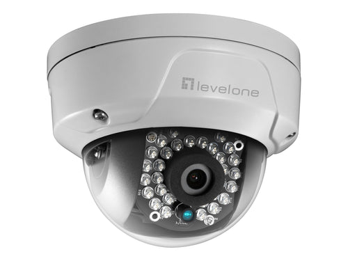 LevelOne Dome IP-Kamera – wetterfest, vandalismussicher