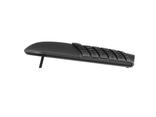 HP Ergonomische kabellose Tastatur – kompakt, Multi-Device