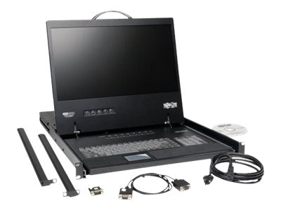 Eaton 8-Port Rack KVM-Konsole – 19" Display, einfache Steuerung