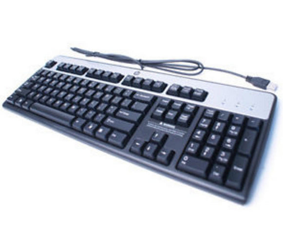 HP Tastatur – USB-Anschluss, tiefschwarz für Windows 8