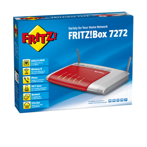 AVM FRITZ!Box WLAN-Router – 450 Mbps, DECT-Telefonie