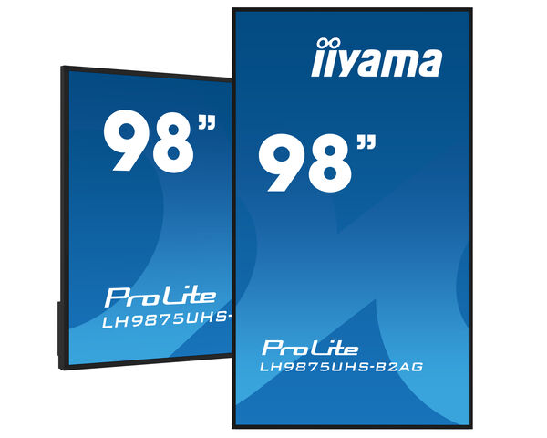 Iiyama 98" Digital Signage Display – 4K UHD, integrierter Mediaplayer