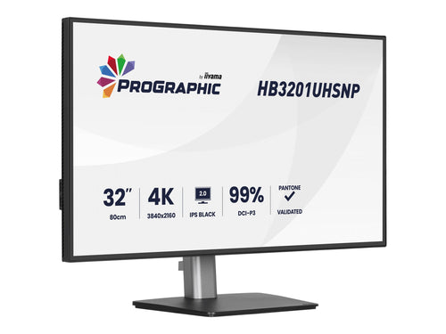 Iiyama 32" 4K-Monitor – IPS-Display, USB-C-Anschluss