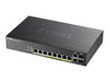 Zyxel Netzwerk-Switch – 8 Anschlüsse, PoE+, Cloud-Management