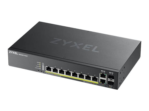 Zyxel Netzwerk-Switch – 8 Anschlüsse, PoE+, Cloud-Management