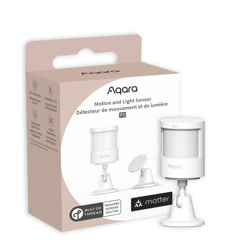 AQARA Bewegungs- und Lichtsensor – Kabellos, Smart Home-kompatibel