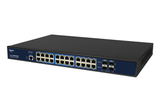 ALLNET 24-Port Gigabit Switch – Lüfterlos, für leise Büros