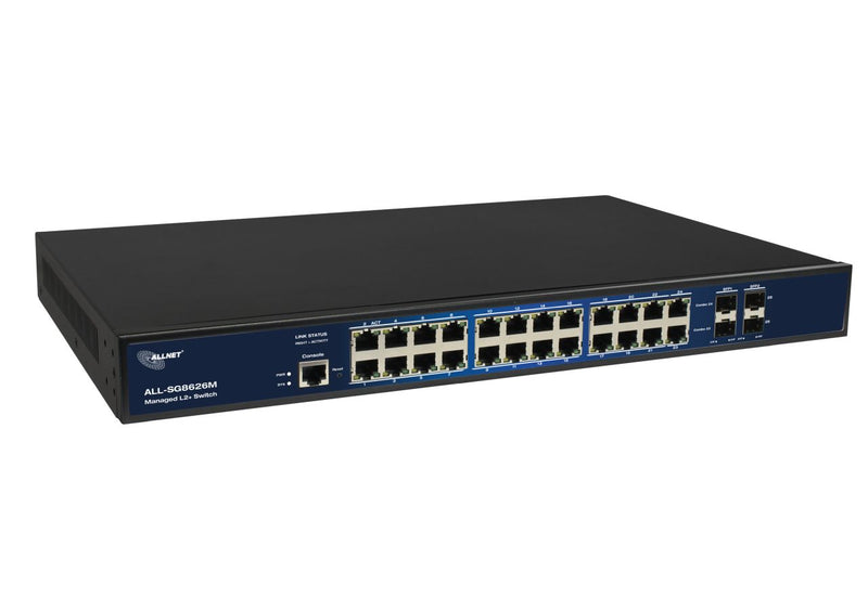 ALLNET 24-Port Gigabit Switch – Lüfterlos, für leise Büros