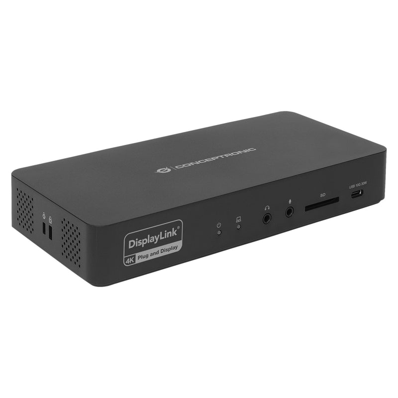 Conceptronic 17-in-1 USB-C Dock – HDMI, DisplayPort, Ethernet