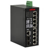 ROLINE Gigabit Ethernet Switch – 8 PoE+ Ports, DIN-Schiene montierbar