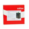 Roline Fast Ethernet Switch – 8 Ports, für DIN-Schiene
