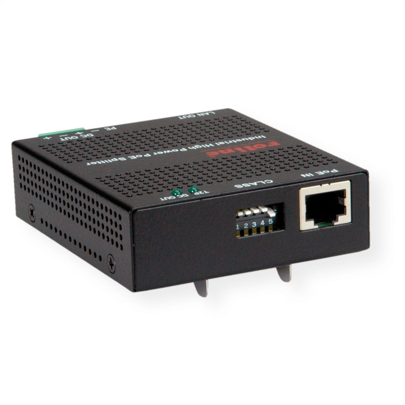 ROLINE PoE Splitter – 30W Leistung für Gigabit-Netzwerke