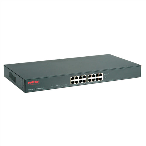 ROLINE PoE Power Supply – 8 Ports für Netzwerkgeräte