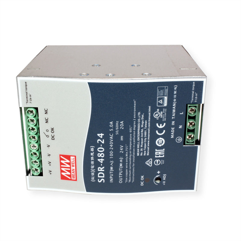 MEAN WELL DIN-Rail Netzteil – 480W, 24V DC