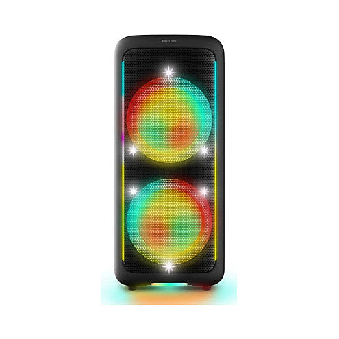 Philips Party-Lautsprecher – Bluetooth, Karaoke-Modus, Partylicht