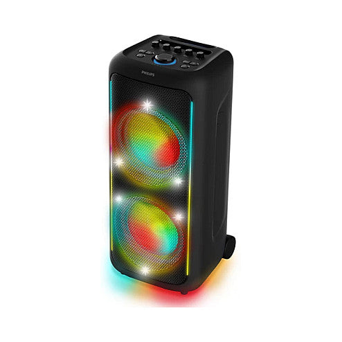 Philips Party-Lautsprecher – Bluetooth, Karaoke-Modus, Partylicht