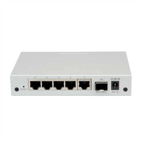 ROLINE Netzwerk-Switch – 5 Gigabit Ports, 1 SFP für schnelle Verbindungen