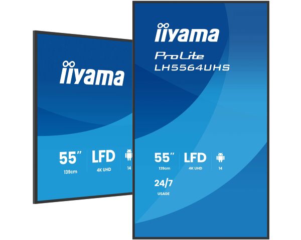 Iiyama 55" 4K Display – Integrierter Mediaplayer, Android OS
