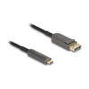 Delock USB-C zu DisplayPort Kabel – 8K Video, 20 m Länge